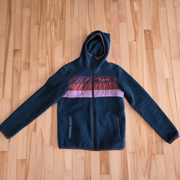 Teal and Pink Hooded Jacket Cotopaxi Size XS Teca - Picture 3 of 6